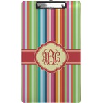 Retro Vertical Stripes Clipboard (Legal Size) (Personalized)