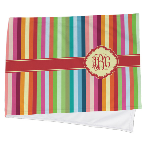 Custom Retro Vertical Stripes Cooling Towel (Personalized)