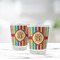 Retro Vertical Stripes Glass Shot Glass - Standard - LIFESTYLE