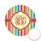 Retro Vertical Stripes Icing Circle - Small - Front