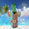 Retro Vertical Stripes Jersey Bottle Cooler - LIFESTYLE