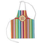 Retro Vertical Stripes Kid's Apron - Small (Personalized)