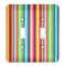 Retro Vertical Stripes Light Switch Cover (2 Toggle Plate)