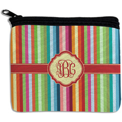 Retro Vertical Stripes Rectangular Coin Purse (Personalized)