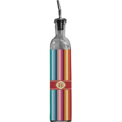 Retro Vertical Stripes Oil Dispenser Bottle (Personalized)