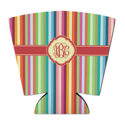 Retro Vertical Stripes Party Cup Sleeve - with Bottom (Personalized)