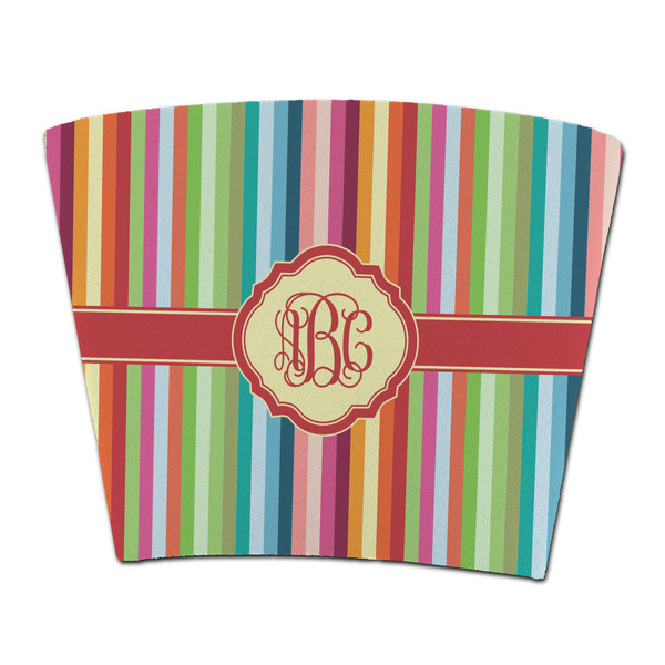 Custom Retro Vertical Stripes Party Cup Sleeve - without bottom (Personalized)