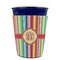 Retro Vertical Stripes Party Cup Sleeves - without bottom - FRONT (on cup)