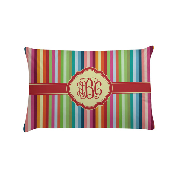 Custom Retro Vertical Stripes Pillow Case - Standard (Personalized)