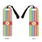 Retro Vertical Stripes Plastic Bookmarks - Approval