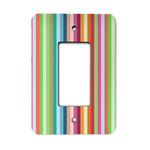 Retro Vertical Stripes Rocker Style Light Switch Cover