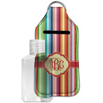 Retro Vertical Stripes Hand Sanitizer & Keychain Holder - Large (Personalized)