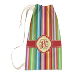 Retro Vertical Stripes Laundry Bags - Small (Personalized)