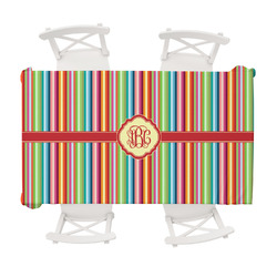 Retro Vertical Stripes Tablecloth - 58"x102" (Personalized)