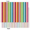 Retro Vertical Stripes Tissue Paper - Heavyweight - Large - Front & Back