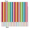 Retro Vertical Stripes Tissue Paper - Heavyweight - Medium - Front & Back