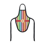 Retro Vertical Stripes Bottle Apron (Personalized)