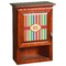 Retro Vertical Stripes Wooden Cabinet Decal (Medium)