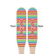 Retro Vertical Stripes Wooden Food Pick - Paddle - Double Sided - Front & Back