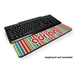 Retro Vertical Stripes Keyboard Wrist Rest (Personalized)