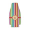 Retro Vertical Stripes Zipper Bottle Cooler - FRONT (flat)