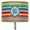 Retro Horizontal Stripes 16" Drum Lampshade - ON STAND (Fabric)