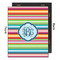 Retro Horizontal Stripes 16x20 Wood Print - Front & Back View