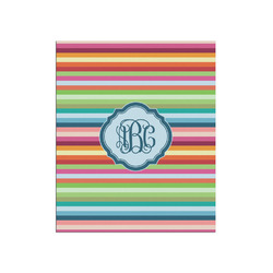 Retro Horizontal Stripes Poster - Matte - 20x24 (Personalized)