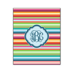 Retro Horizontal Stripes Wood Print - 20x24 (Personalized)