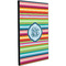 Retro Horizontal Stripes 20x30 Wood Print - Angle View