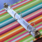 Retro Horizontal Stripes 3 Ring Binders - Full Wrap - 1" - DETAIL