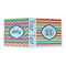 Retro Horizontal Stripes 3 Ring Binders - Full Wrap - 2" - OPEN OUTSIDE