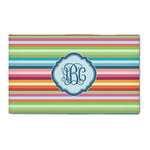 Retro Horizontal Stripes 3' x 5' Indoor Area Rug (Personalized)