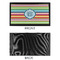 Retro Horizontal Stripes Bar Mat - Small - APPROVAL