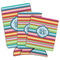 Retro Horizontal Stripes Can Coolers - PARENT/MAIN