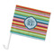 Retro Horizontal Stripes Car Flag - Large - PARENT MAIN