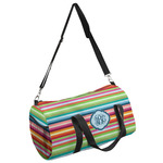 Retro Horizontal Stripes Duffel Bag - Small (Personalized)