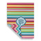 Retro Horizontal Stripes Garden Flags - Large - Double Sided - FRONT FOLDED