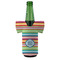 Retro Horizontal Stripes Jersey Bottle Cooler - Set of 4 - FRONT (on bottle)