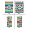Retro Horizontal Stripes Jewelry Gift Bag - Matte - Approval