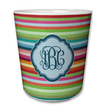 Retro Horizontal Stripes Plastic Tumbler 6oz (Personalized)