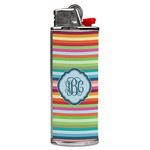 Retro Horizontal Stripes Case for BIC Lighters (Personalized)