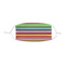 Retro Horizontal Stripes Mask1 Kids Small