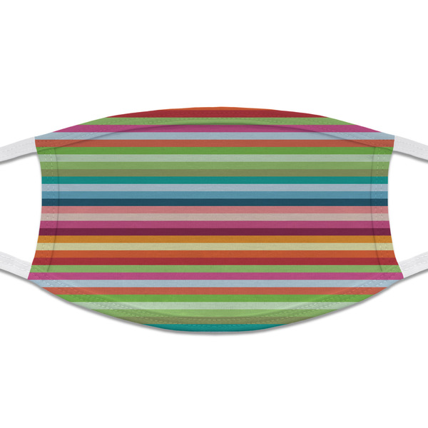 Custom Retro Horizontal Stripes Cloth Face Mask (T-Shirt Fabric)