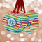 Retro Horizontal Stripes Metal Ornaments - Parent Main