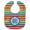 Retro Horizontal Stripes New Bib Flat Approval