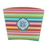 Retro Horizontal Stripes Party Cup Sleeve - without bottom (Personalized)