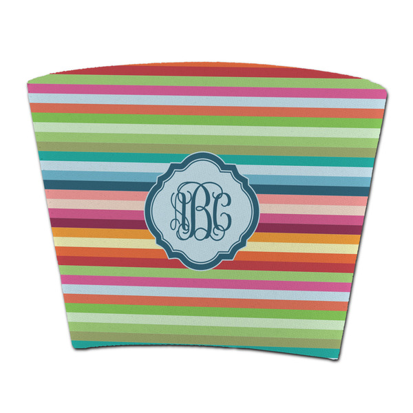 Custom Retro Horizontal Stripes Party Cup Sleeve - without bottom (Personalized)