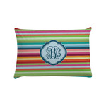 Retro Horizontal Stripes Pillow Case - Standard w/ Monogram