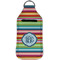 Retro Horizontal Stripes Sanitizer Holder Keychain - Large (Front)